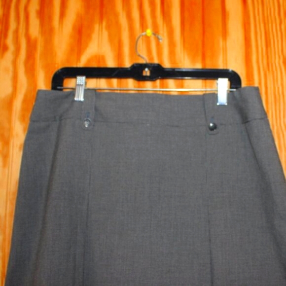 Nicole by Nicole Miller Gray A-Line Skirt - Size 12 - Picture 3 of 11